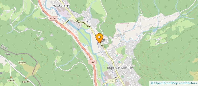 localisation de l'entreprise BGMV  RUPT-SUR-MOSELLE