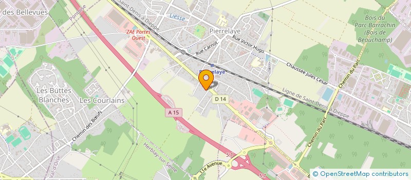 localisation de l'entreprise BGN à PIERRELAYE