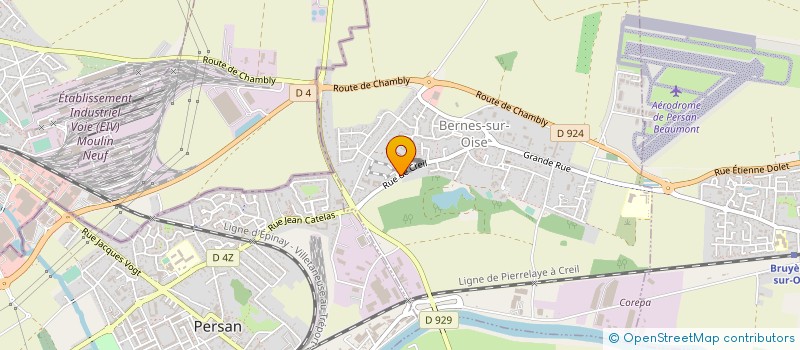 localisation de l'entreprise BGN DISTRIBUTION  BERNES-SUR-OISE