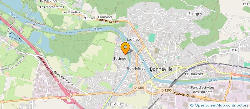 localisation de l'entreprise BGN INVESTISSEMENT  BONNEVILLE