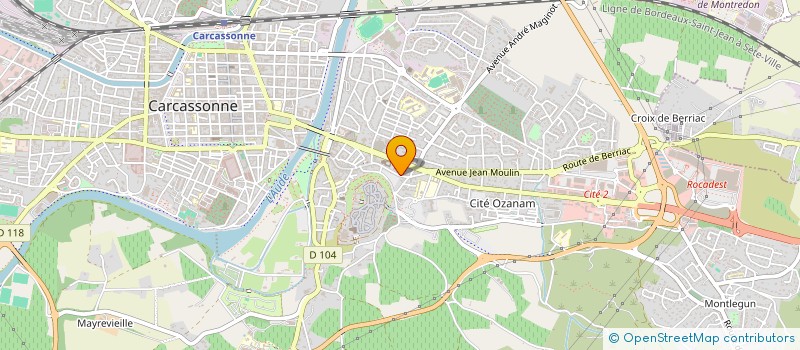 localisation de l'entreprise BGN-NE à CARCASSONNE