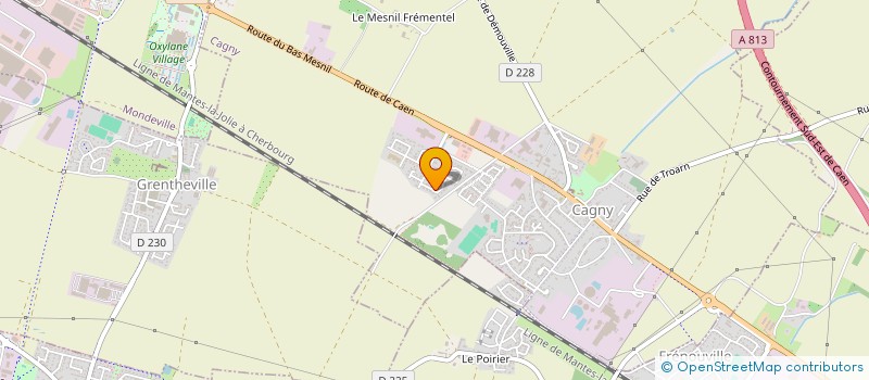 localisation de l'entreprise BGO  CAGNY