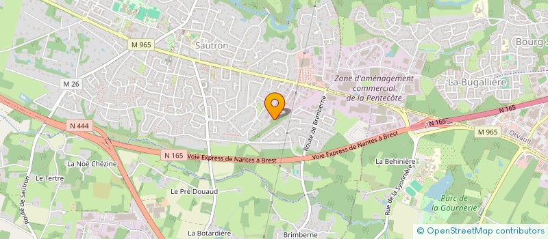 localisation de l'entreprise BGO à SAUTRON