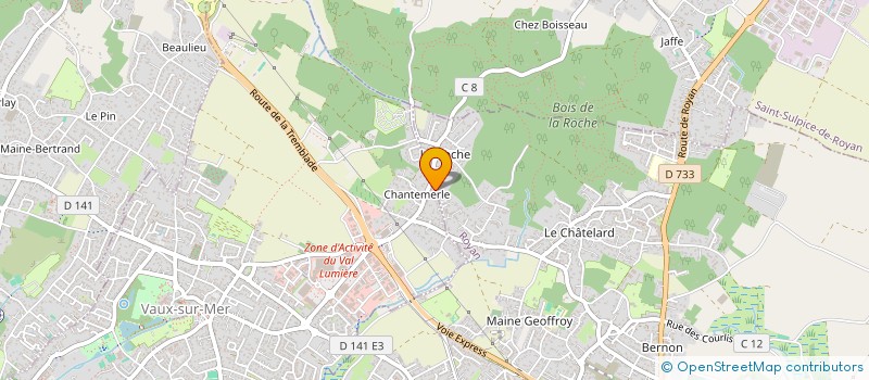 localisation de l'entreprise BGODY INVESTISSEMENTS  ROYAN