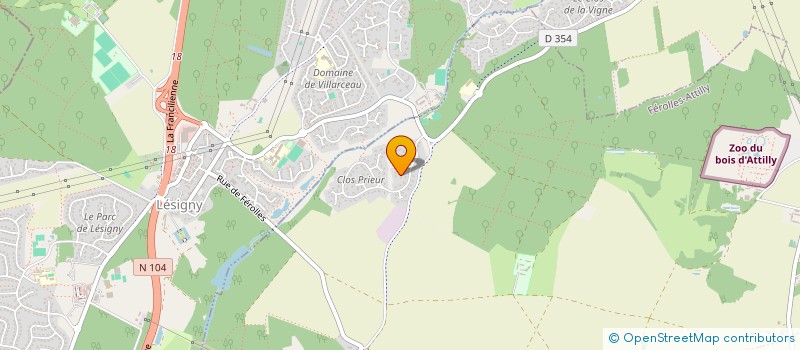 localisation de l'entreprise BGP  FEROLLES-ATTILLY