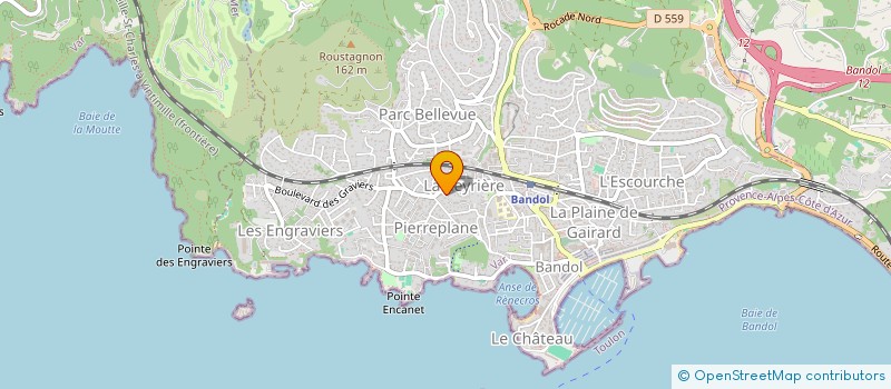 localisation de l'entreprise BGP CONSEIL  BANDOL