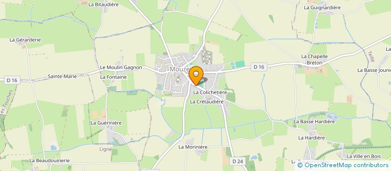 localisation de l'entreprise BGP CUISINE ET AGENCEMENT  MOUZEIL