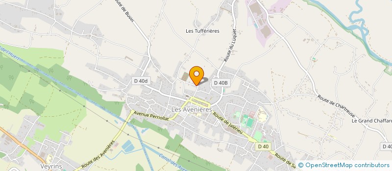 localisation de l'entreprise BGP DIFFUSION  LES AVENIERES VEYRINS-THUELLIN