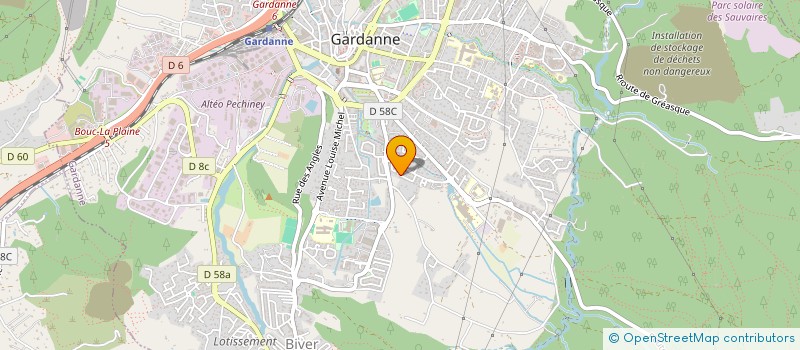 localisation de l'entreprise BGP ENERGIES  GARDANNE