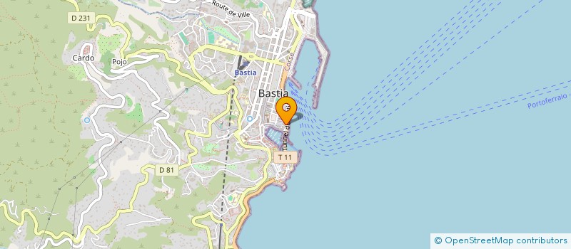 localisation de l'entreprise BGP ETANCHEITE ISOLATION à BASTIA