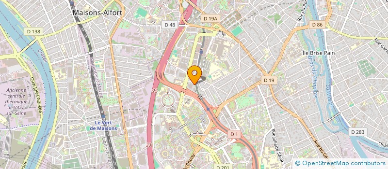 localisation de l'entreprise BGP INDUSTRIE  CRETEIL