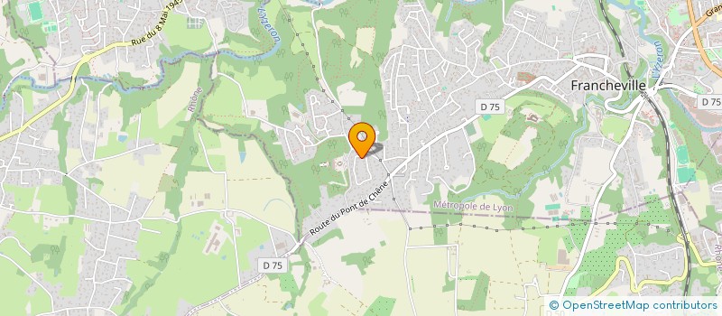 localisation de l'entreprise BGPH  FRANCHEVILLE