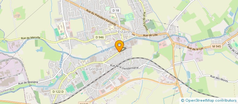 localisation de l'entreprise BGPLAGORGUE à LA GORGUE