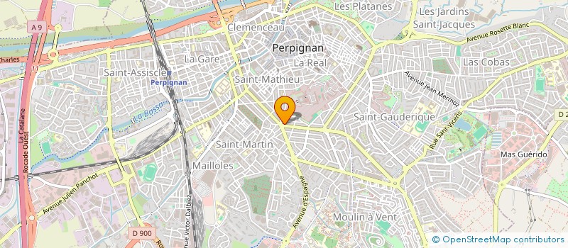 localisation de l'entreprise BGPP  PERPIGNAN