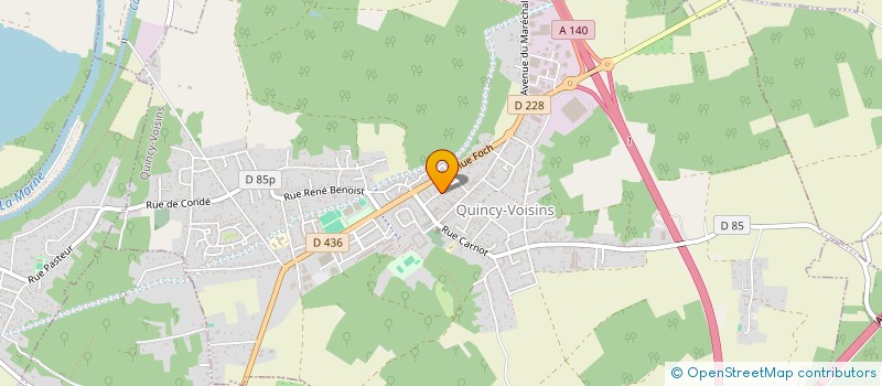 localisation de l'entreprise BGR  QUINCY-VOISINS