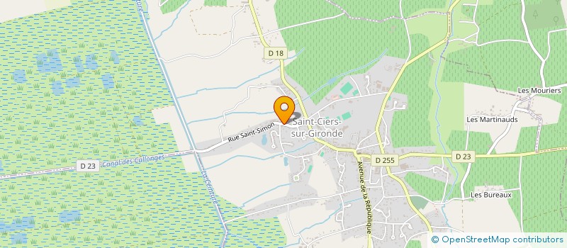 localisation de l'entreprise BGR à SAINT-CIERS-SUR-GIRONDE