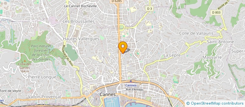 localisation de l'entreprise BGRF  CANNES