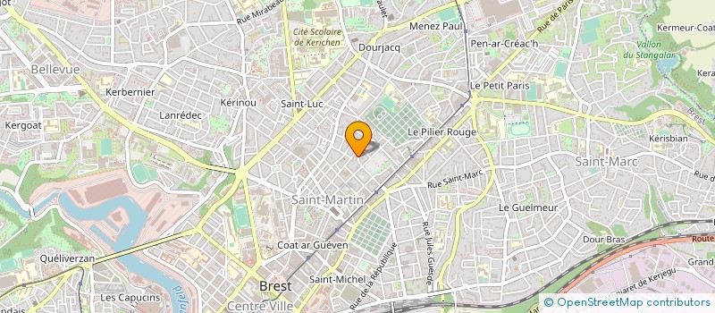 localisation de l'entreprise BGS  BREST