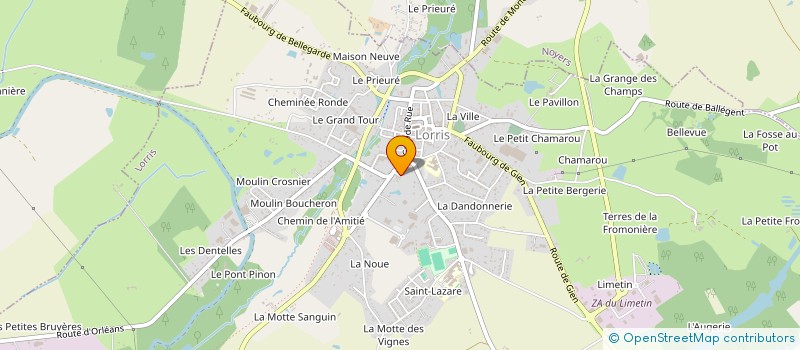 localisation de l'entreprise BGS à LORRIS