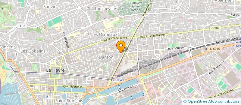 localisation de l'entreprise BGS à LE HAVRE