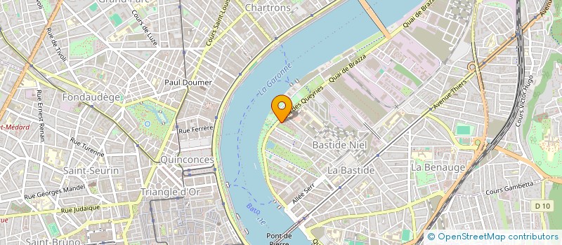 localisation de l'entreprise BGS IMMO INVEST  BORDEAUX