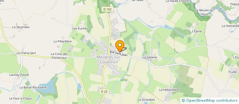 localisation de l'entreprise BGS IMMOBILIER  MEZIERES-SUR-COUESNON