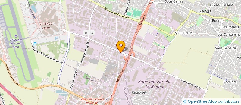 localisation de l'entreprise BGS INGENIERIE  CHASSIEU