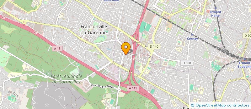 localisation de l'entreprise BGS TECHNOLOGIE à SANNOIS