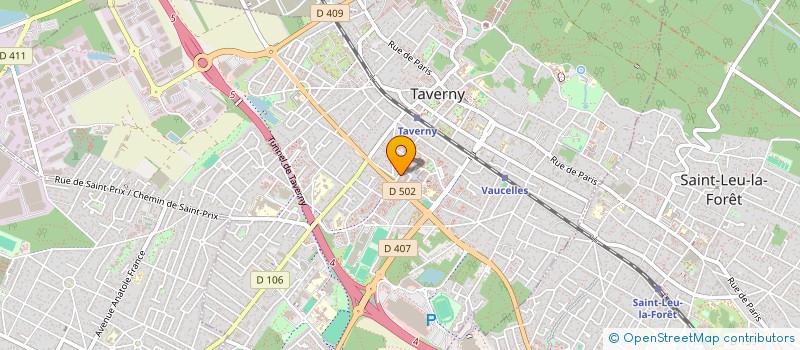 localisation de l'entreprise BGS TRANSPORTS  TAVERNY