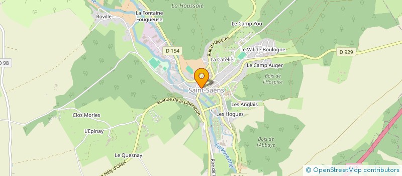 localisation de l'entreprise BGSE  SAINT-SAENS