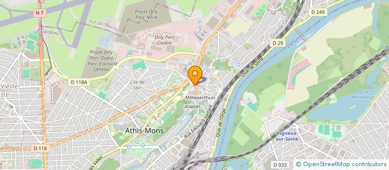 localisation de l'entreprise BGT HOLDING  ATHIS-MONS