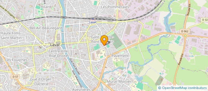 localisation de l'entreprise BGT IMMO à LAVAL