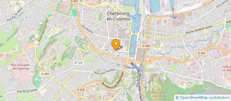 localisation de l'entreprise BGU SOFT  CHERBOURG-EN-COTENTIN