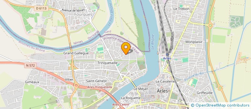 localisation de l'entreprise BGUIRAT à ARLES