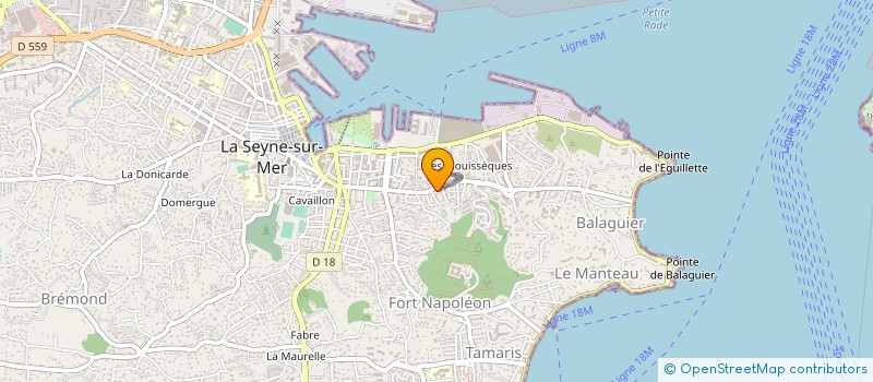 localisation de l'entreprise BGV à LA SEYNE-SUR-MER