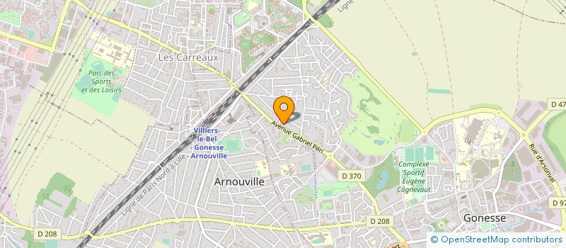 localisation de l'entreprise BGV à GONESSE