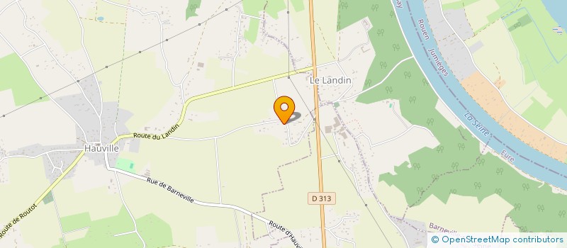 localisation de l'entreprise BGV CONSTRUCTIONS  HAUVILLE