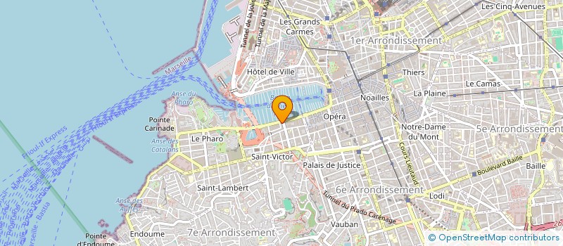 localisation de l'entreprise BGV INNOVATION à MARSEILLE
