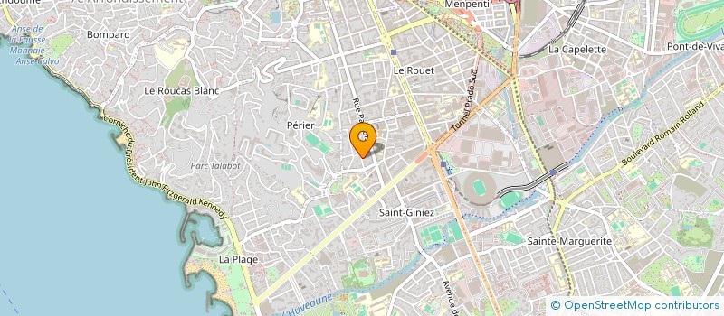 localisation de l'entreprise BGV INVEST  MARSEILLE