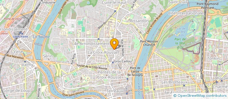 localisation de l'entreprise BGV4U SOLUTIONS à LYON