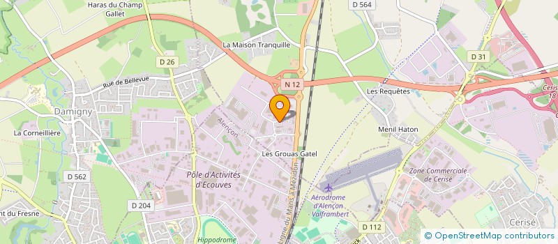 localisation de l'entreprise BGVAL61 à VALFRAMBERT