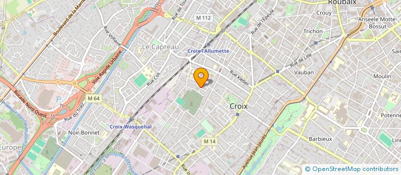 localisation de l'entreprise BGVN à CROIX