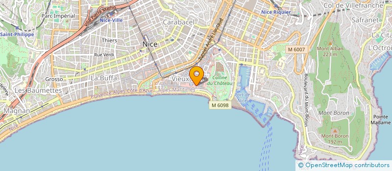 localisation de l'entreprise BGVN à NICE
