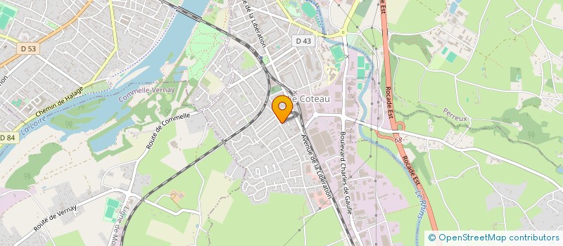 localisation de l'entreprise BGZ INVEST  LE COTEAU