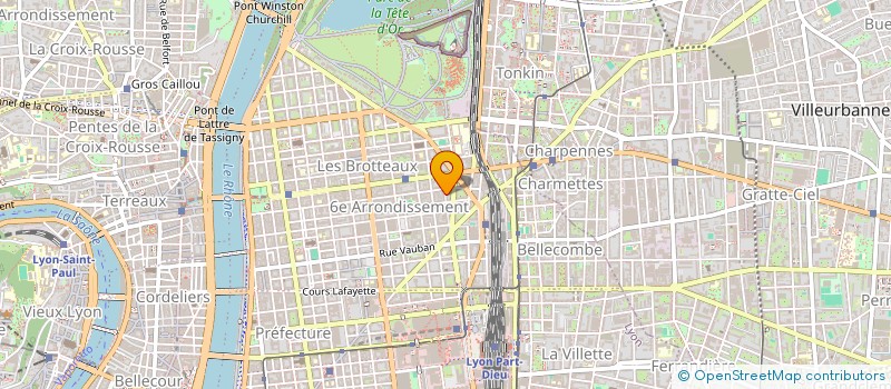 localisation de l'entreprise BH à LYON