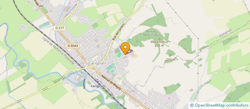 localisation de l'entreprise BH  CARIGNAN