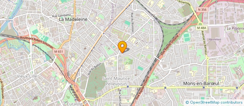 localisation de l'entreprise BH à LILLE