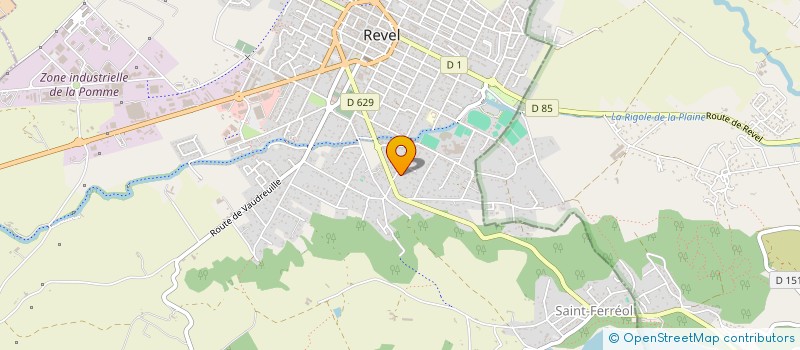 localisation de l'entreprise BH  REVEL