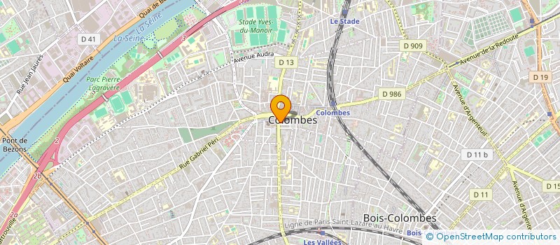 localisation de l'entreprise BH ARMATURES à COLOMBES