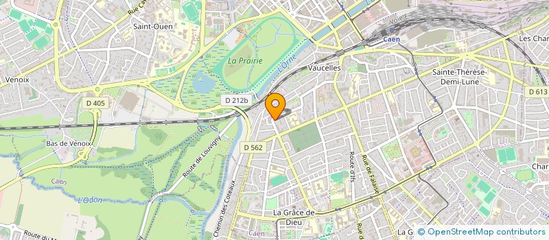 localisation de l'entreprise BH ASSURANCES à CAEN